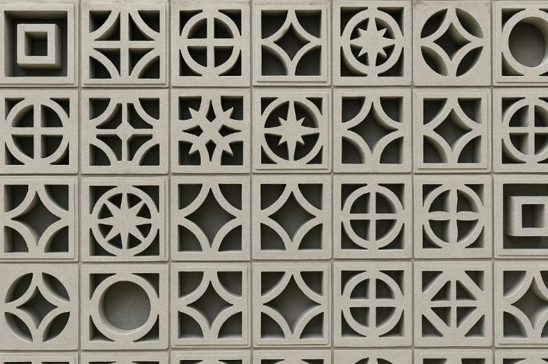 造型花格磚：結合美感與通風的建築設計元素