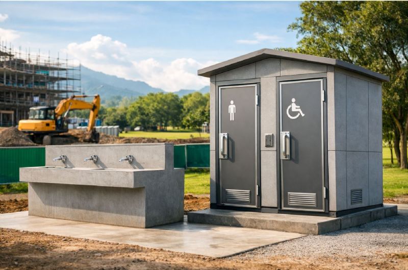 戶外預鑄洗手台 & 廁所完整解析｜高效率、耐用又符合法規的戶外衛生解決方案