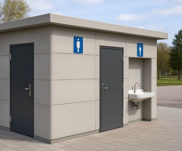 預鑄公廁和洗手台：快速施工、耐用衛生的最佳公共設施選擇